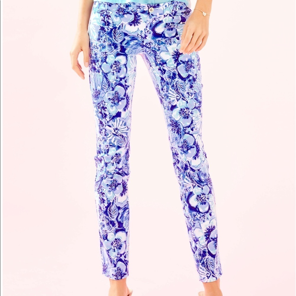 NWT Lilly Pulitzer womens Kelly Ankle Pant sizes 00 and 2